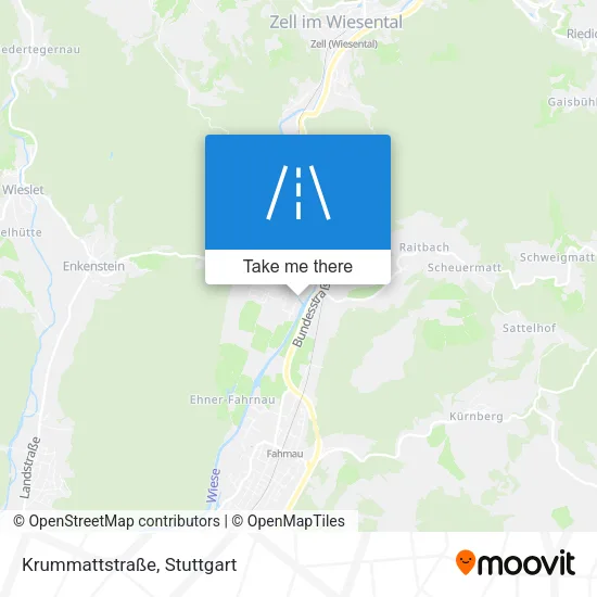 Карта Krummattstraße