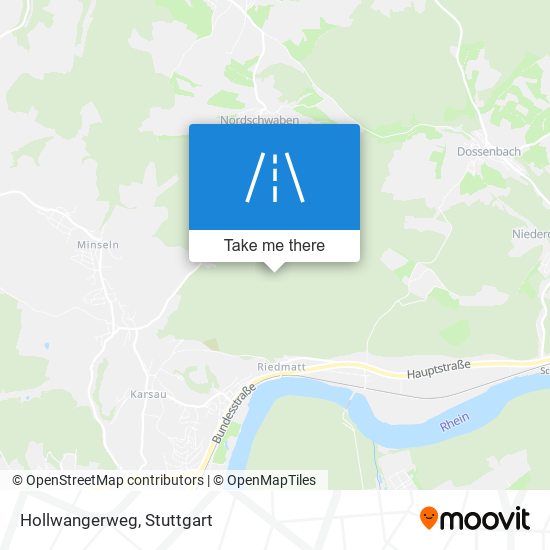 Hollwangerweg map