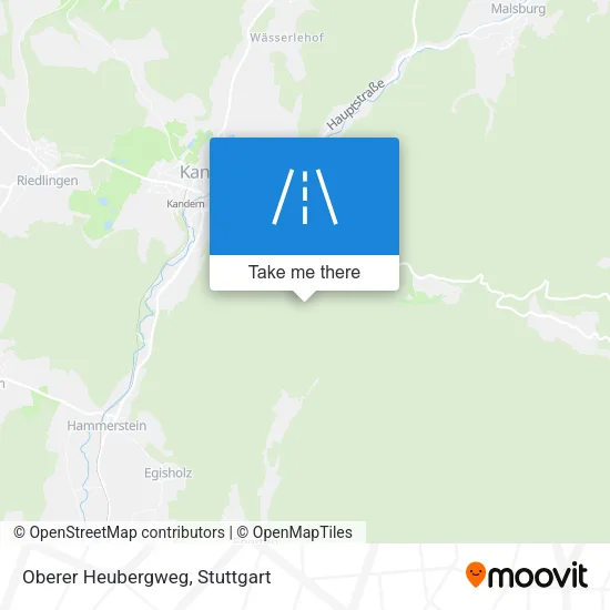 Карта Oberer Heubergweg