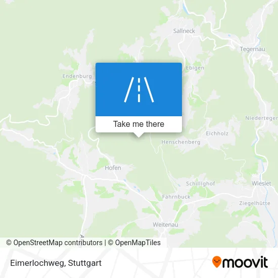 Карта Eimerlochweg