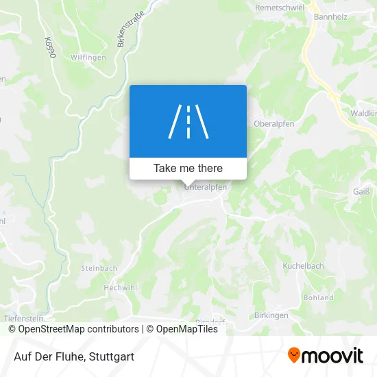 Карта Auf Der Fluhe