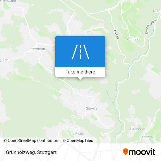 Grünholzweg map