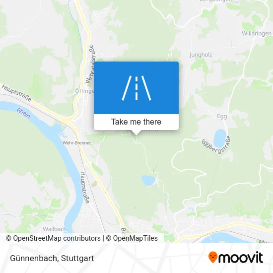 Günnenbach map