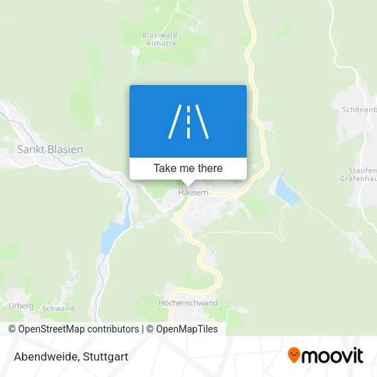 Abendweide map