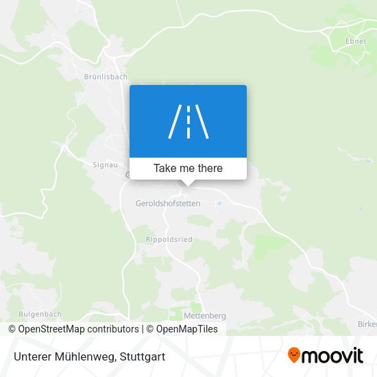 Unterer Mühlenweg map