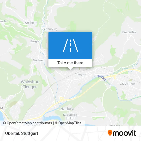 Карта Übertal
