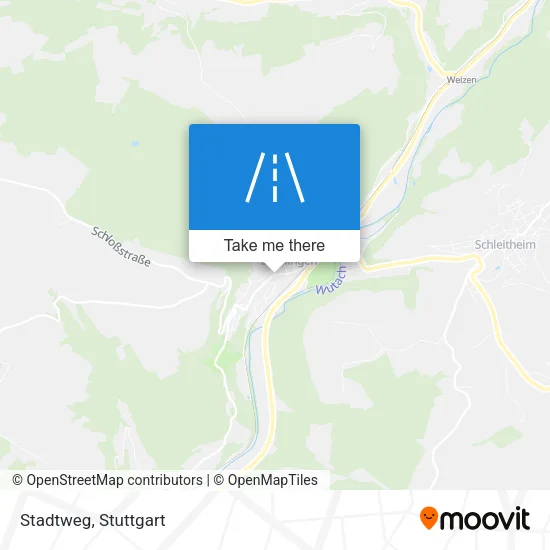 Карта Stadtweg