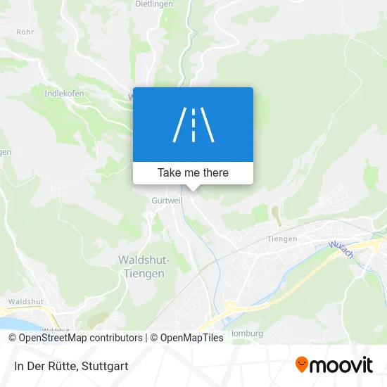 In Der Rütte map