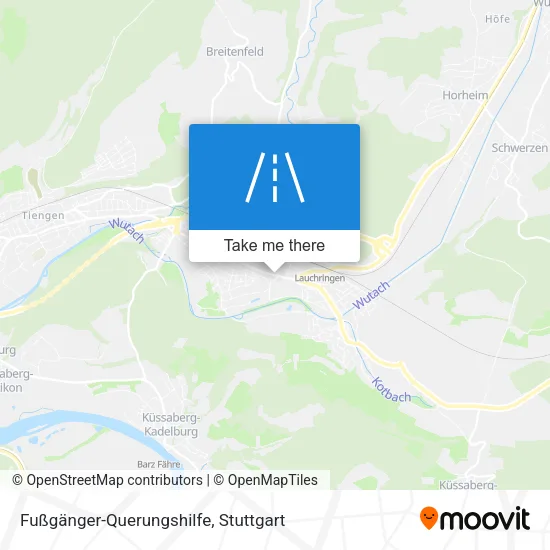 Карта Fußgänger-Querungshilfe