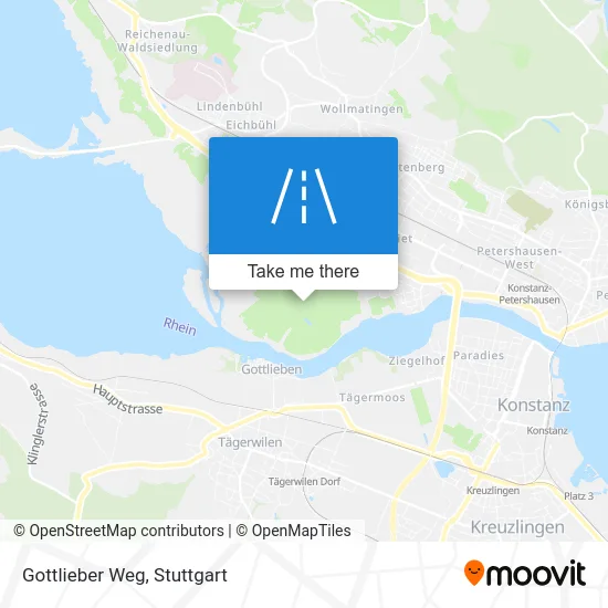 Карта Gottlieber Weg