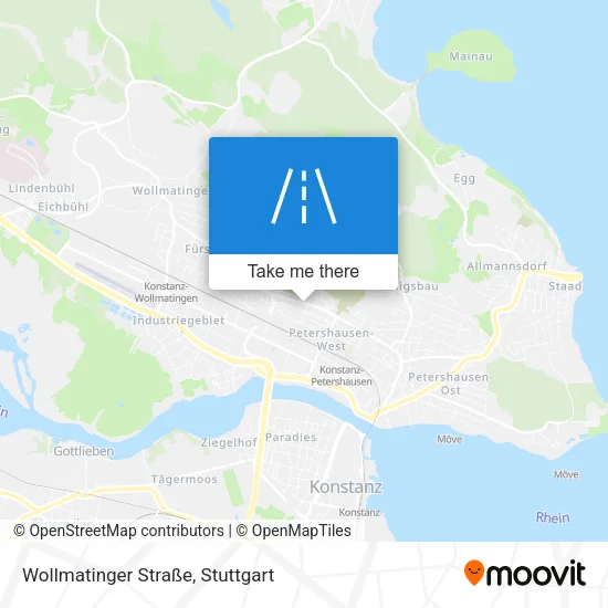 Карта Wollmatinger Straße