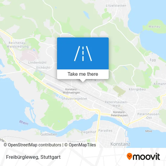 Карта Freibürgleweg
