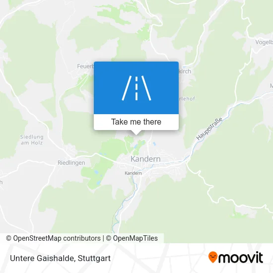 Карта Untere Gaishalde