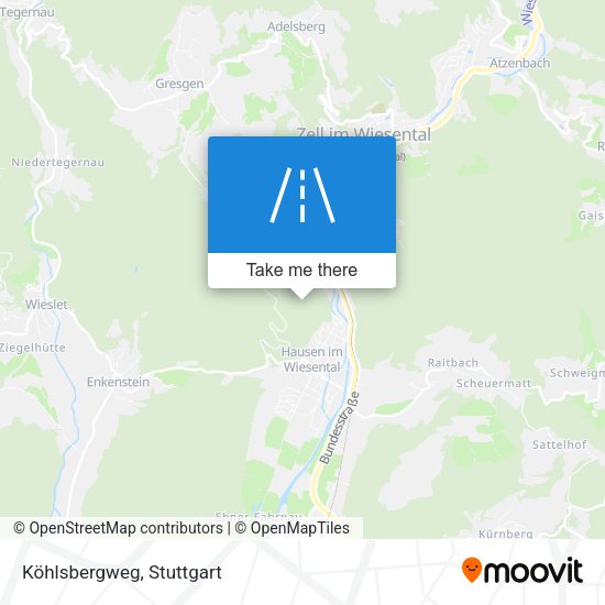 Köhlsbergweg map