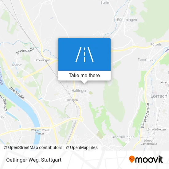 Карта Oetlinger Weg