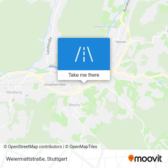 Карта Weiermattstraße