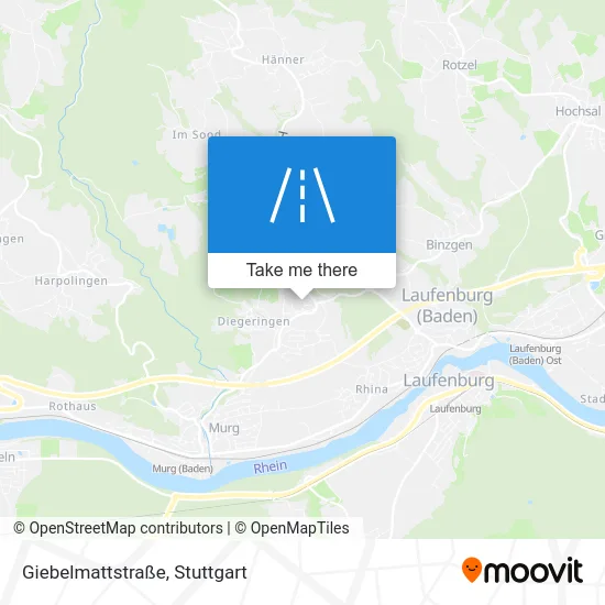 Карта Giebelmattstraße