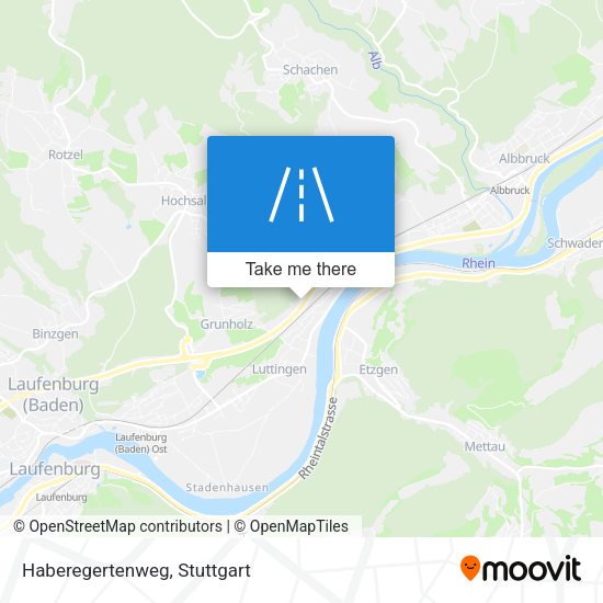 Haberegertenweg map