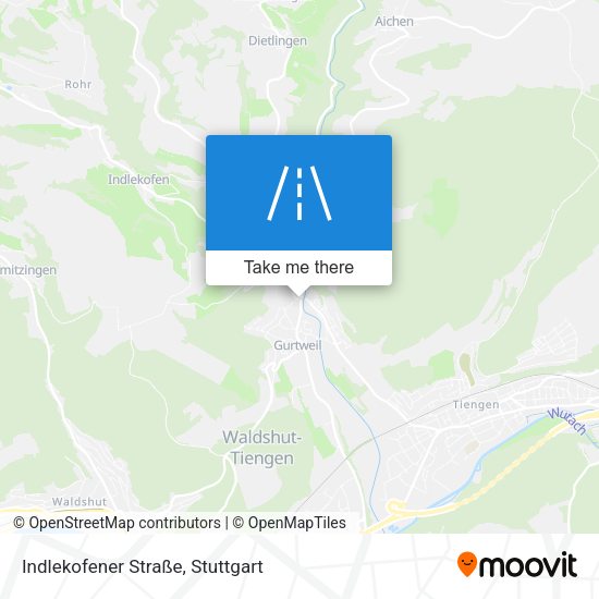 Indlekofener Straße map