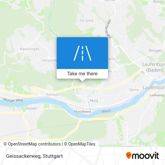 Карта Geissackerweg