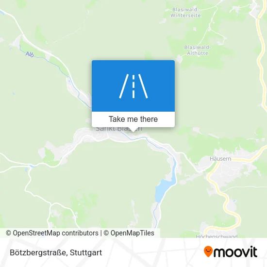 Карта Bötzbergstraße