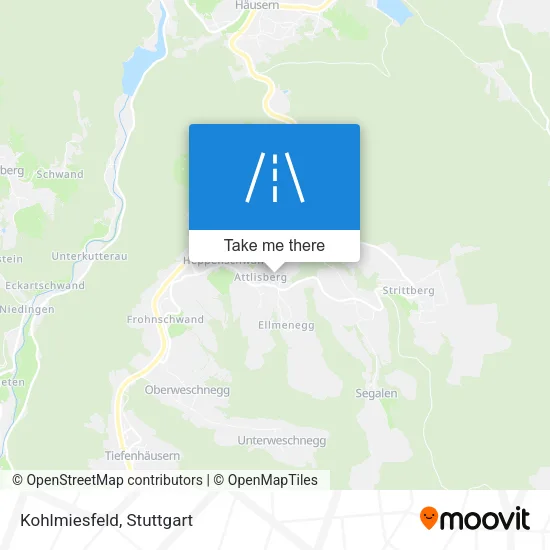 Карта Kohlmiesfeld