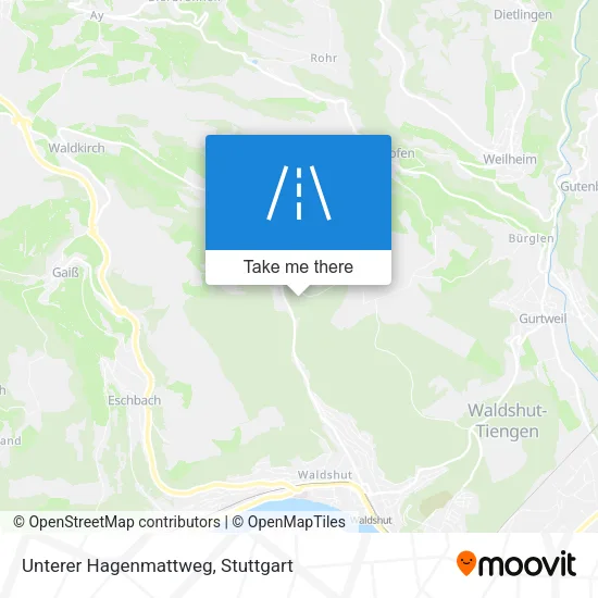 Карта Unterer Hagenmattweg