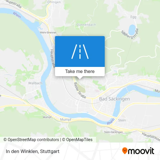 Карта In den Winklen