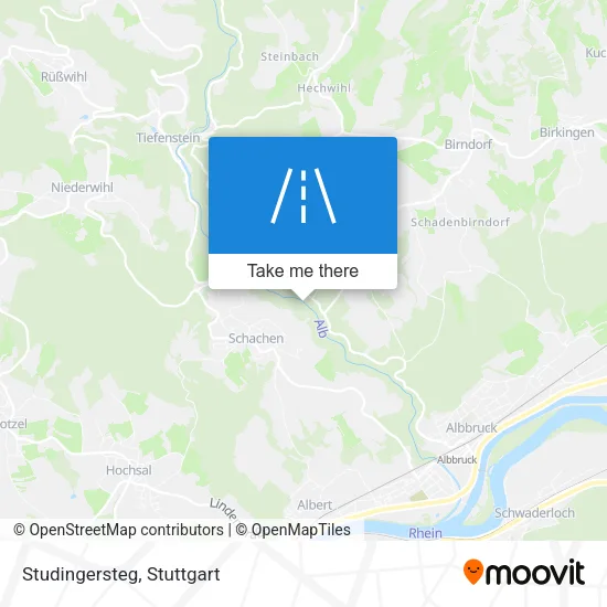 Карта Studingersteg