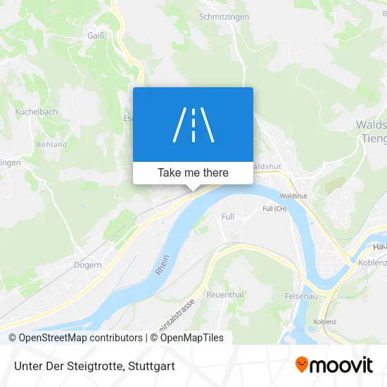 Карта Unter Der Steigtrotte