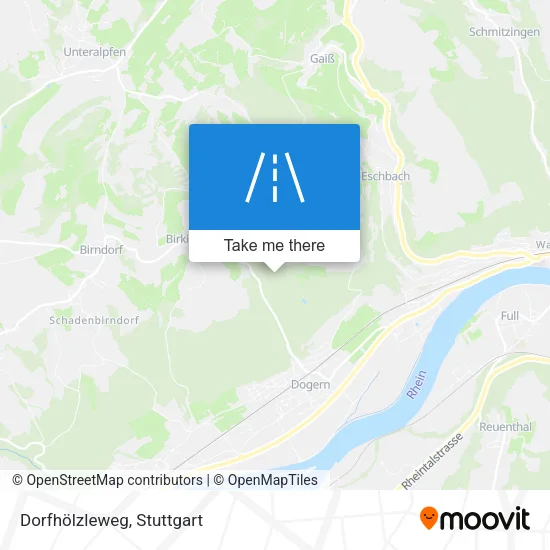 Карта Dorfhölzleweg