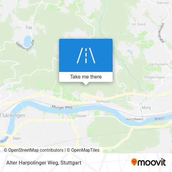 Карта Alter Harpolinger Weg