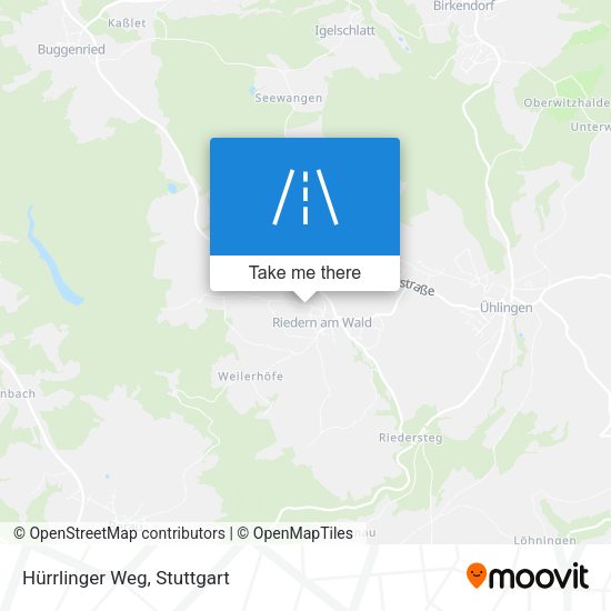 Hürrlinger Weg map