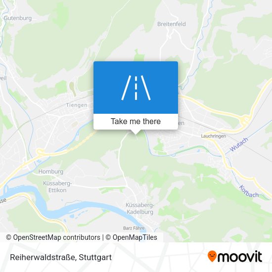 Reiherwaldstraße map