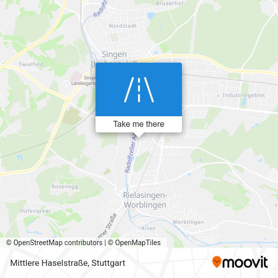 Mittlere Haselstraße map