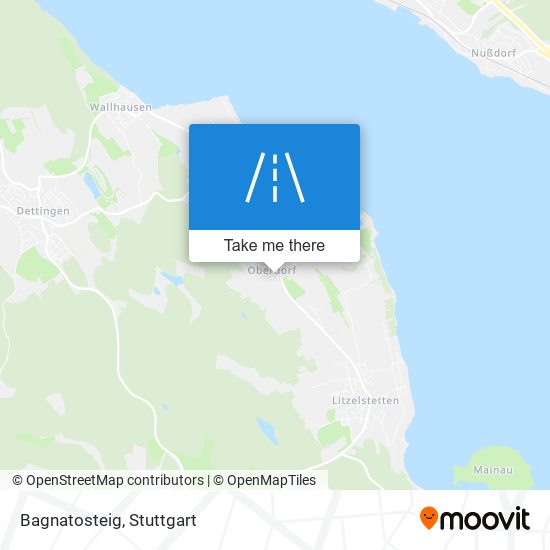 Bagnatosteig map