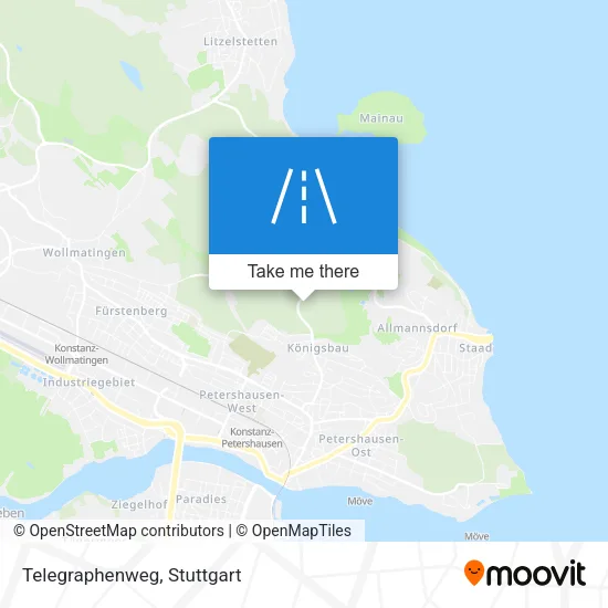 Карта Telegraphenweg