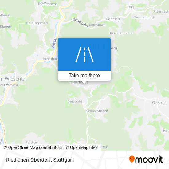 Карта Riedichen-Oberdorf