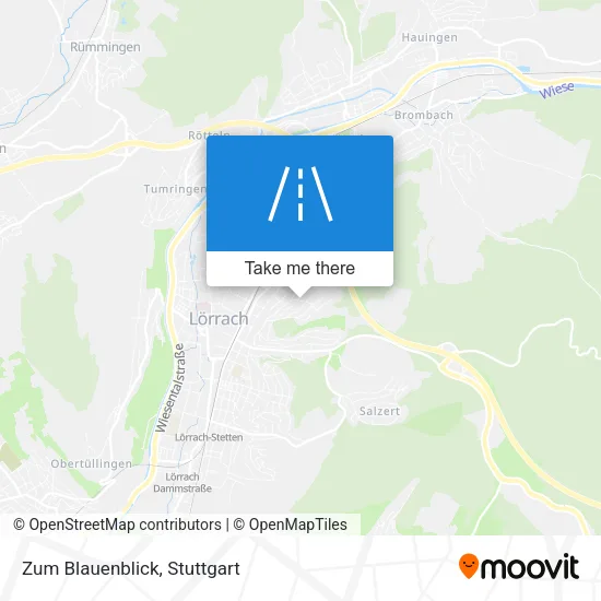 Карта Zum Blauenblick