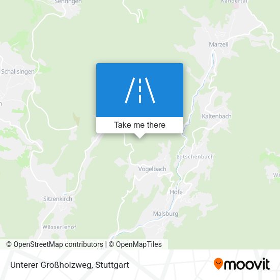 Unterer Großholzweg map