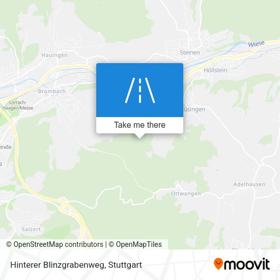 Hinterer Blinzgrabenweg map