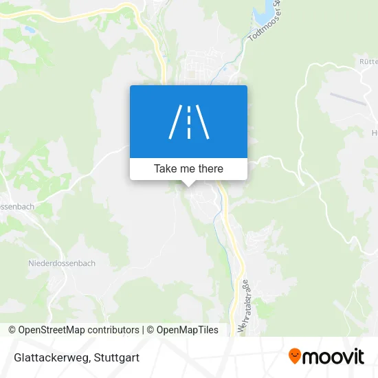 Карта Glattackerweg