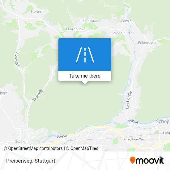 Карта Preiserweg