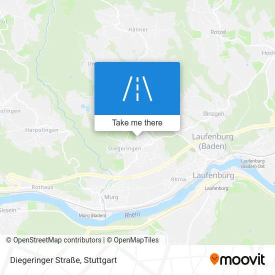 Карта Diegeringer Straße