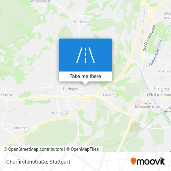 Карта Churfirstenstraße