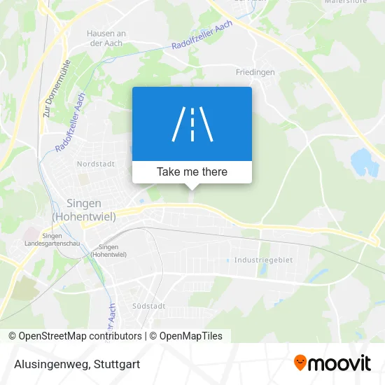 Карта Alusingenweg