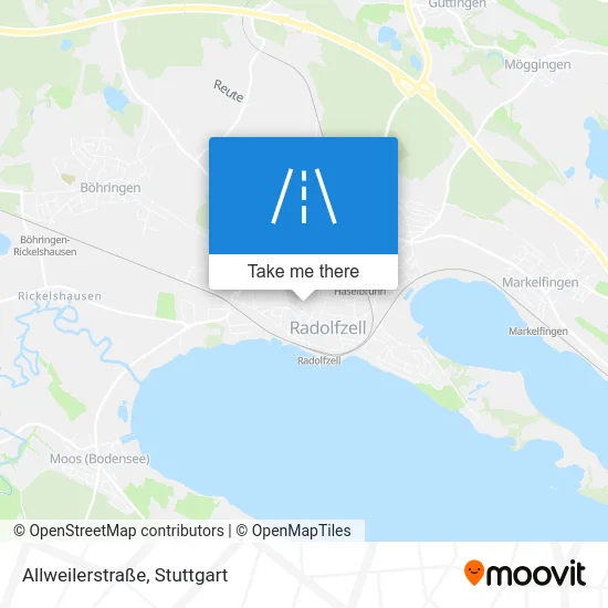 Карта Allweilerstraße