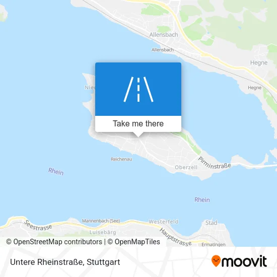 Карта Untere Rheinstraße