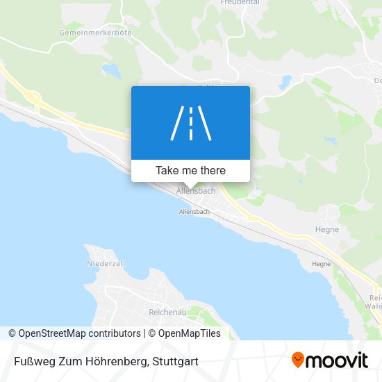 Fußweg Zum Höhrenberg map