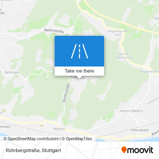 Rührbergstraße map